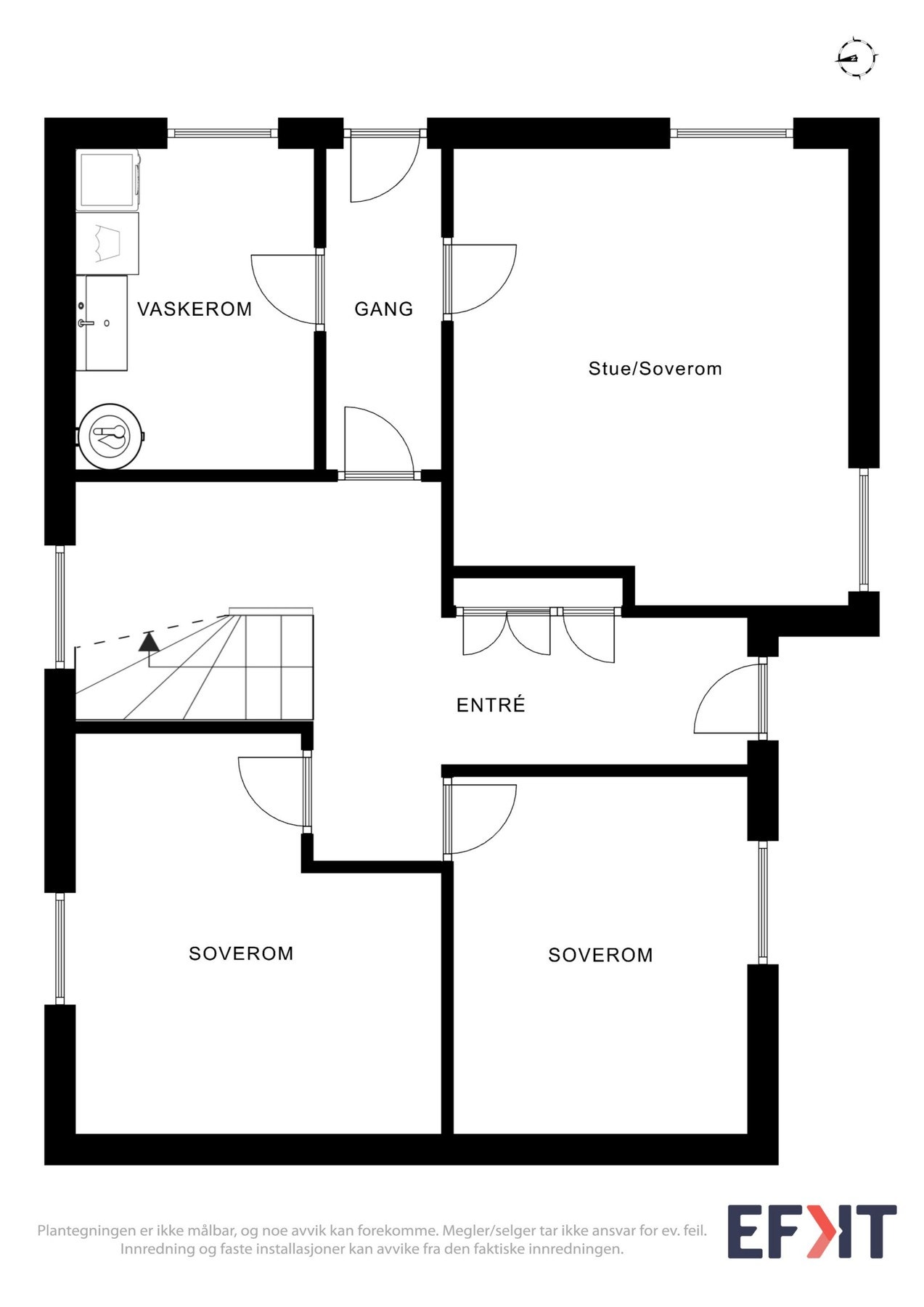 Plantegning underetasje. Galleribilde