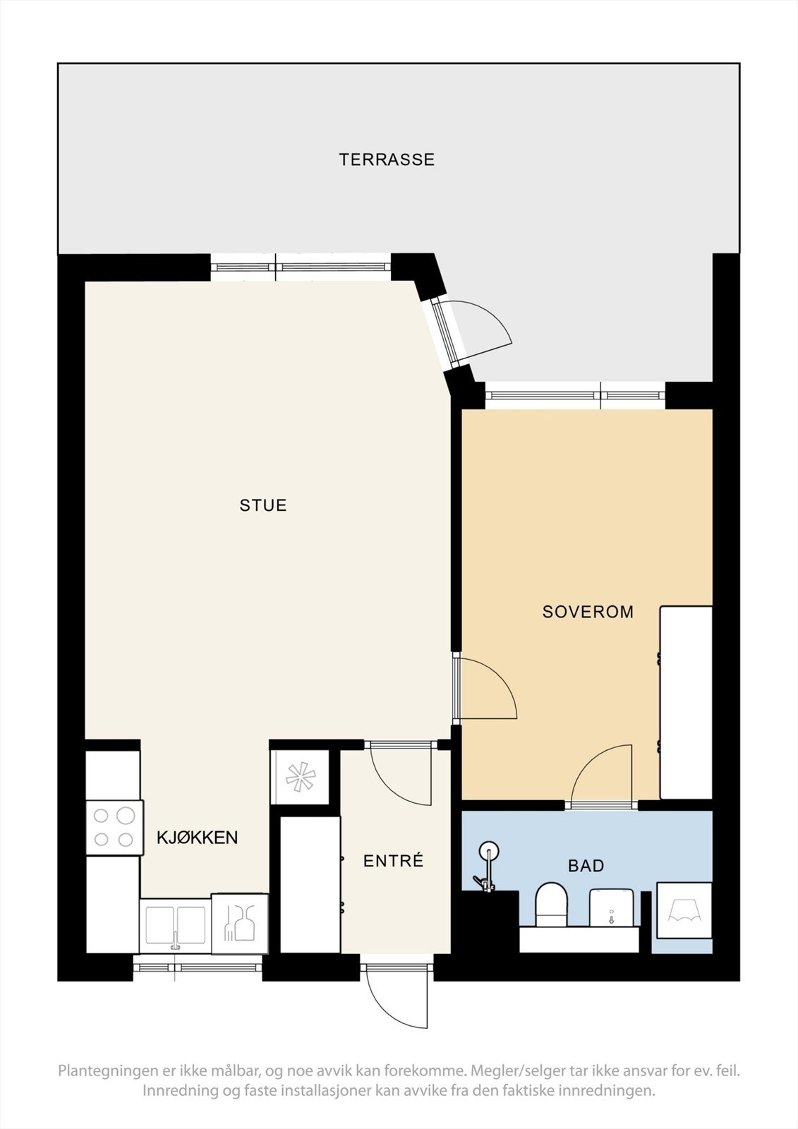 Plantegning Galleribilde