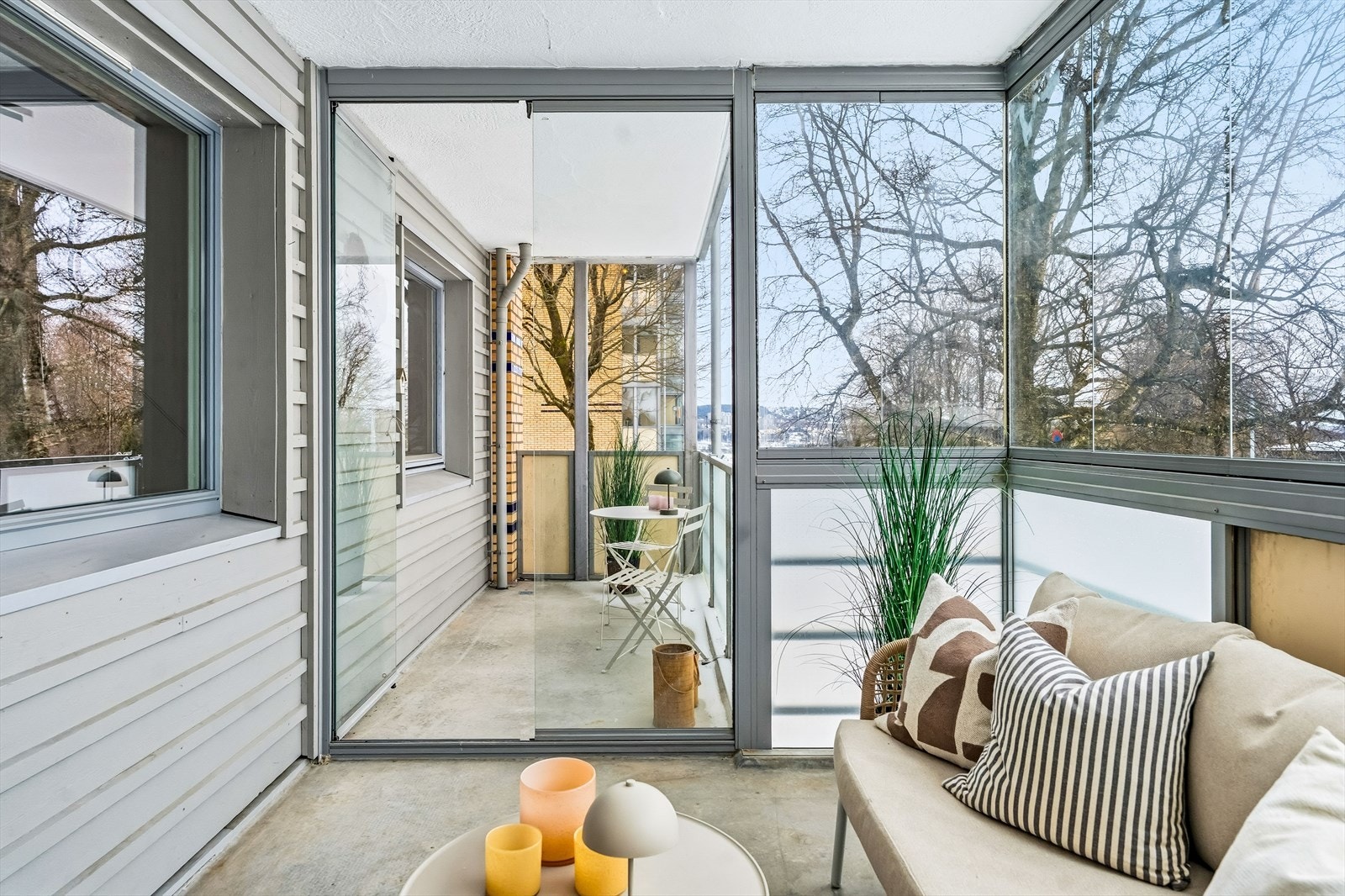 Et flott uterom på totalt ca. 14 kvm. Galleribilde