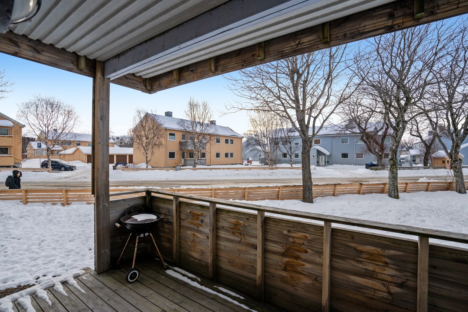 Her er det god plass for utemøblement. Galleribilde