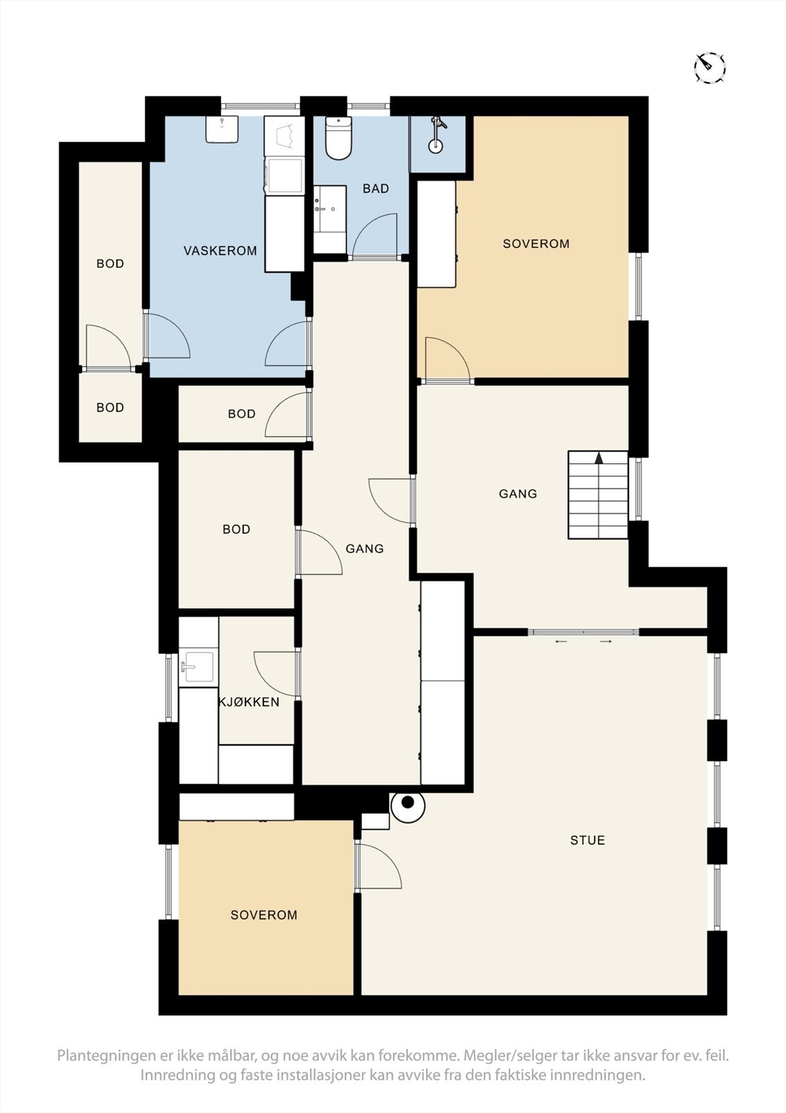 Plantegning kjeller Galleribilde