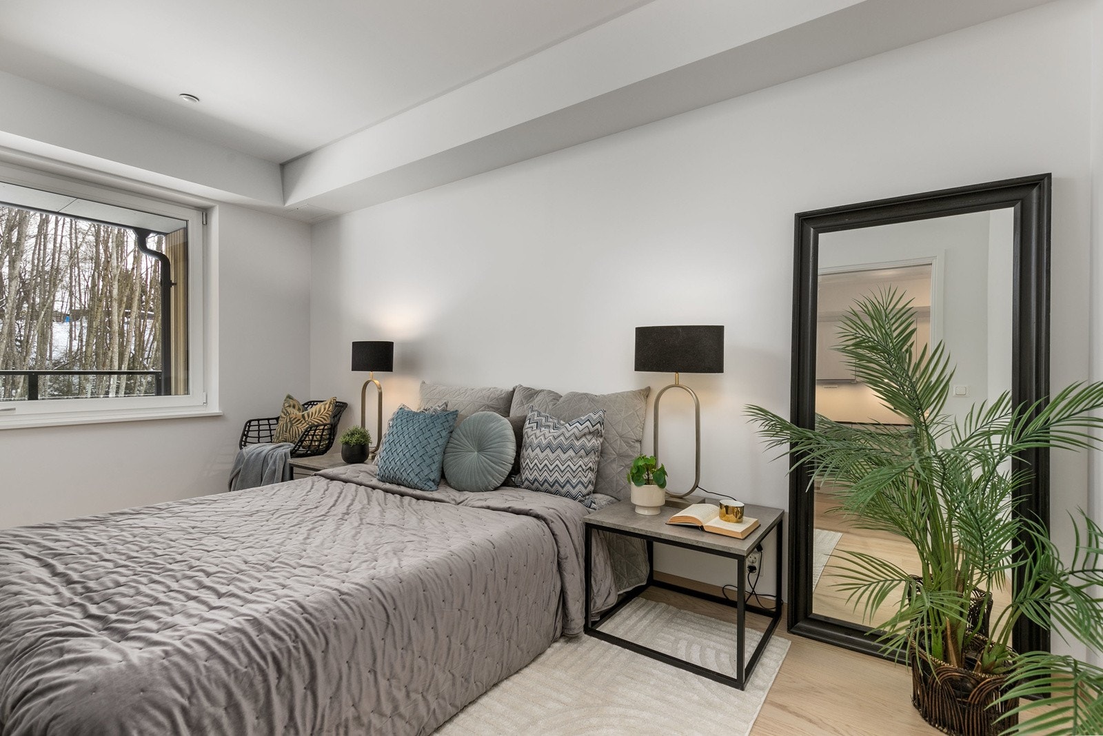 Lyst og innbydende soverom. Bilde fra M103 Galleribilde