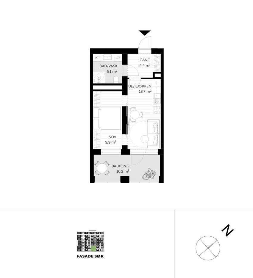 Plantegning - M102 Galleribilde