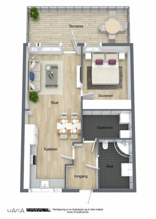 Plantegning Galleribilde