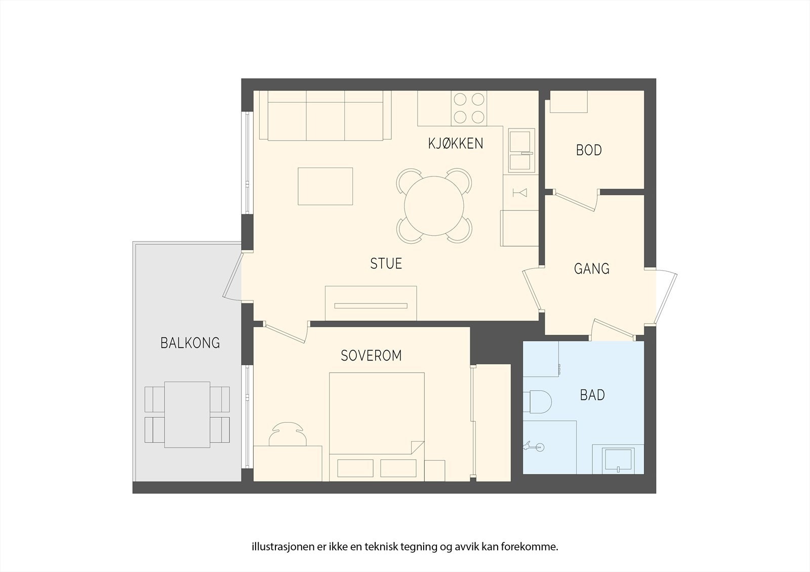 Plantegning Galleribilde