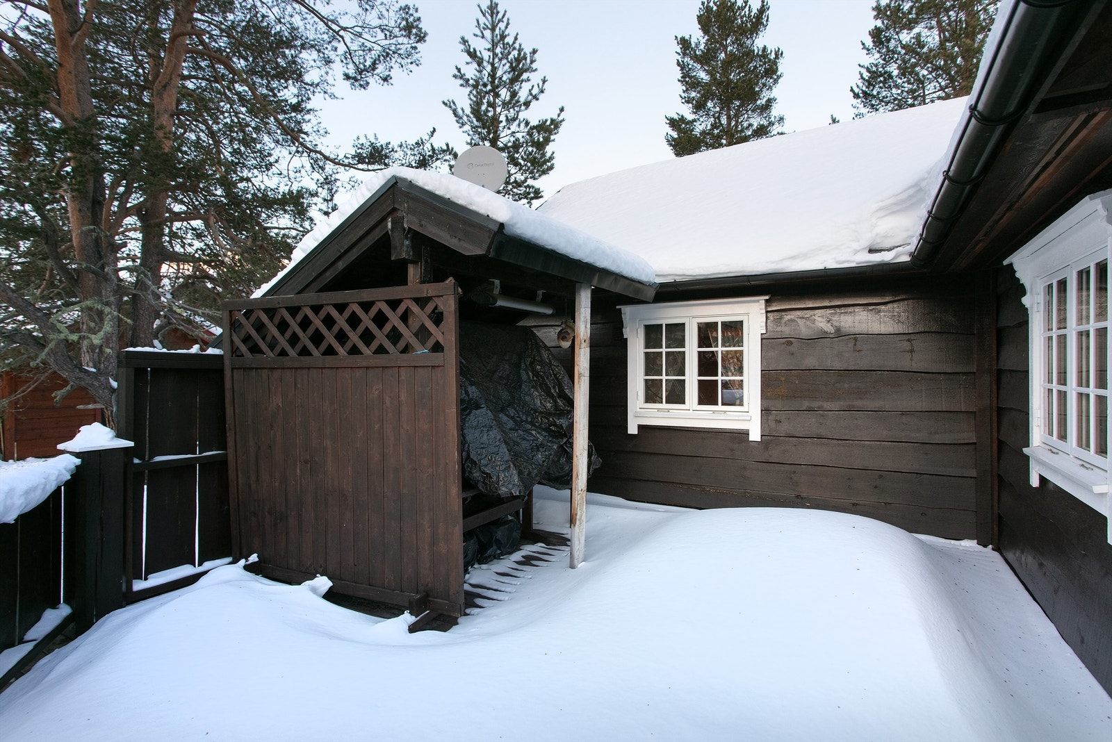 Deler av terrassen mot vest Galleribilde