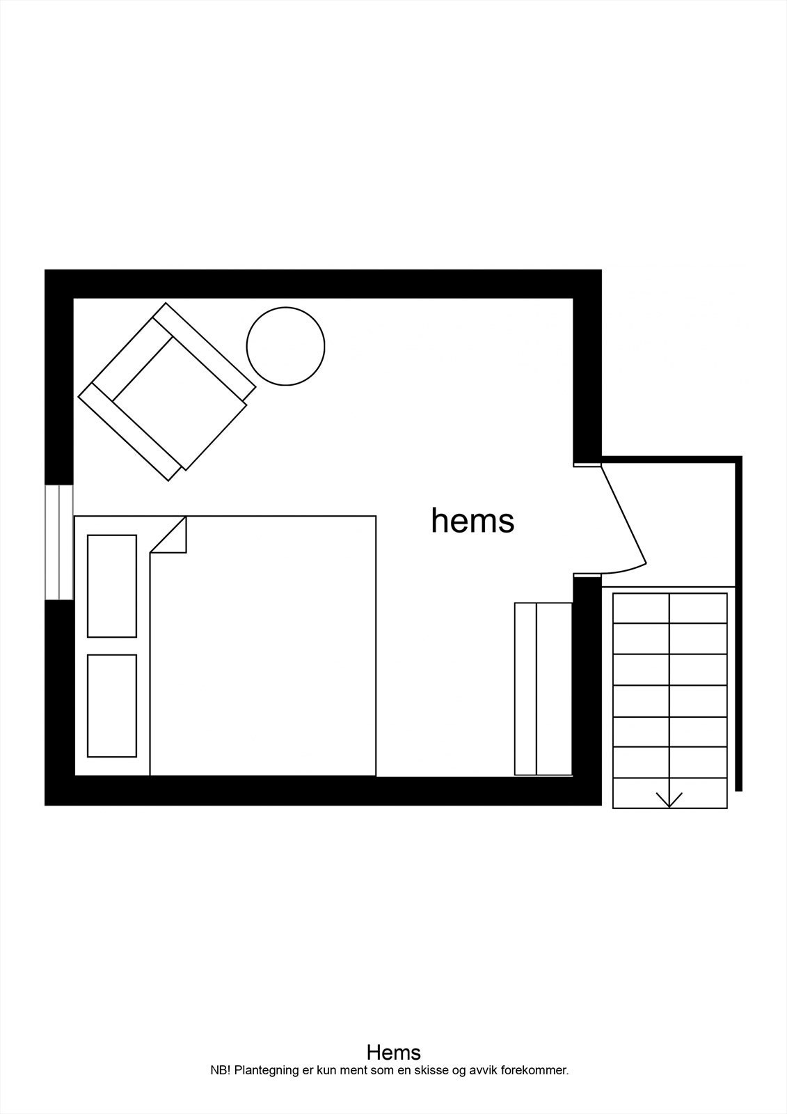 Plan hems Galleribilde