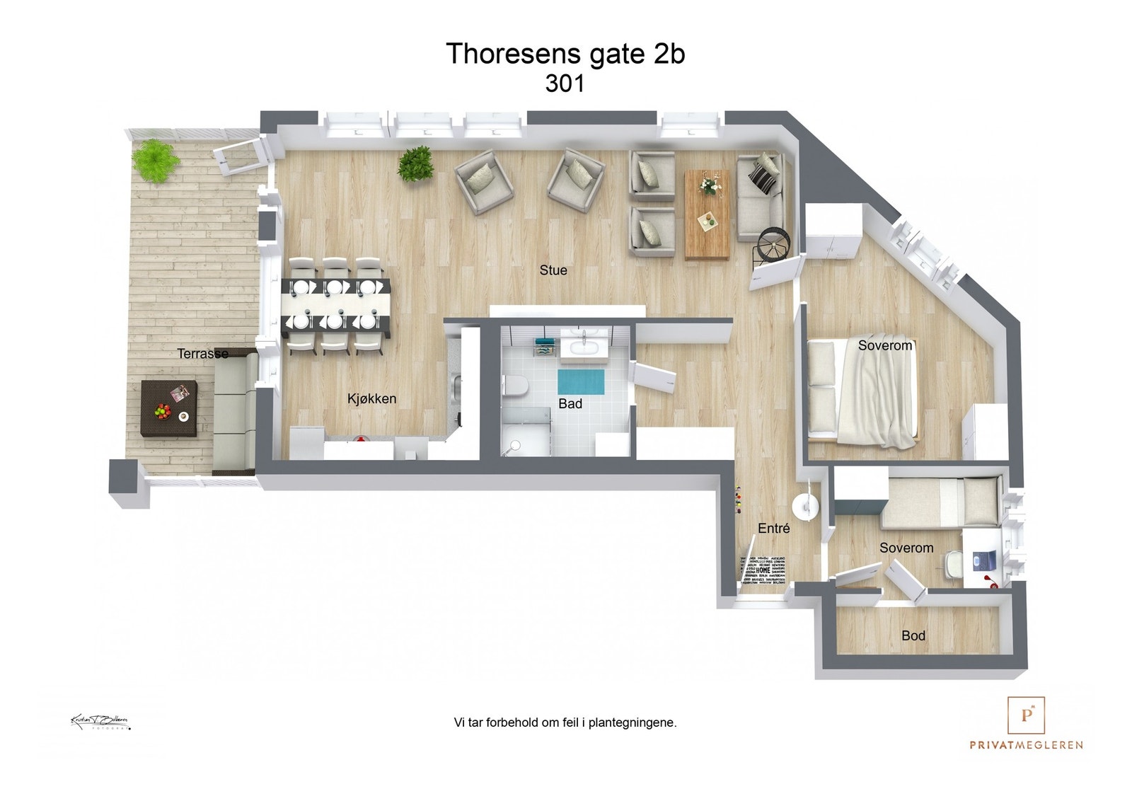 Plantegning Galleribilde