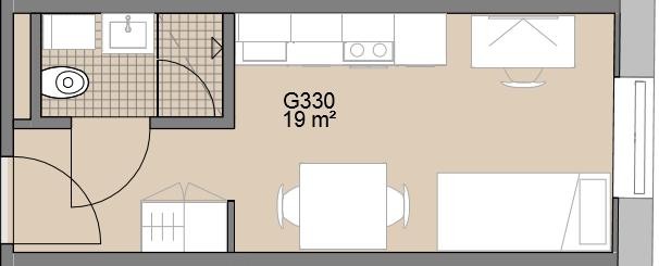 Leiligheten er kun for studenter. Se annonsetekst Galleribilde