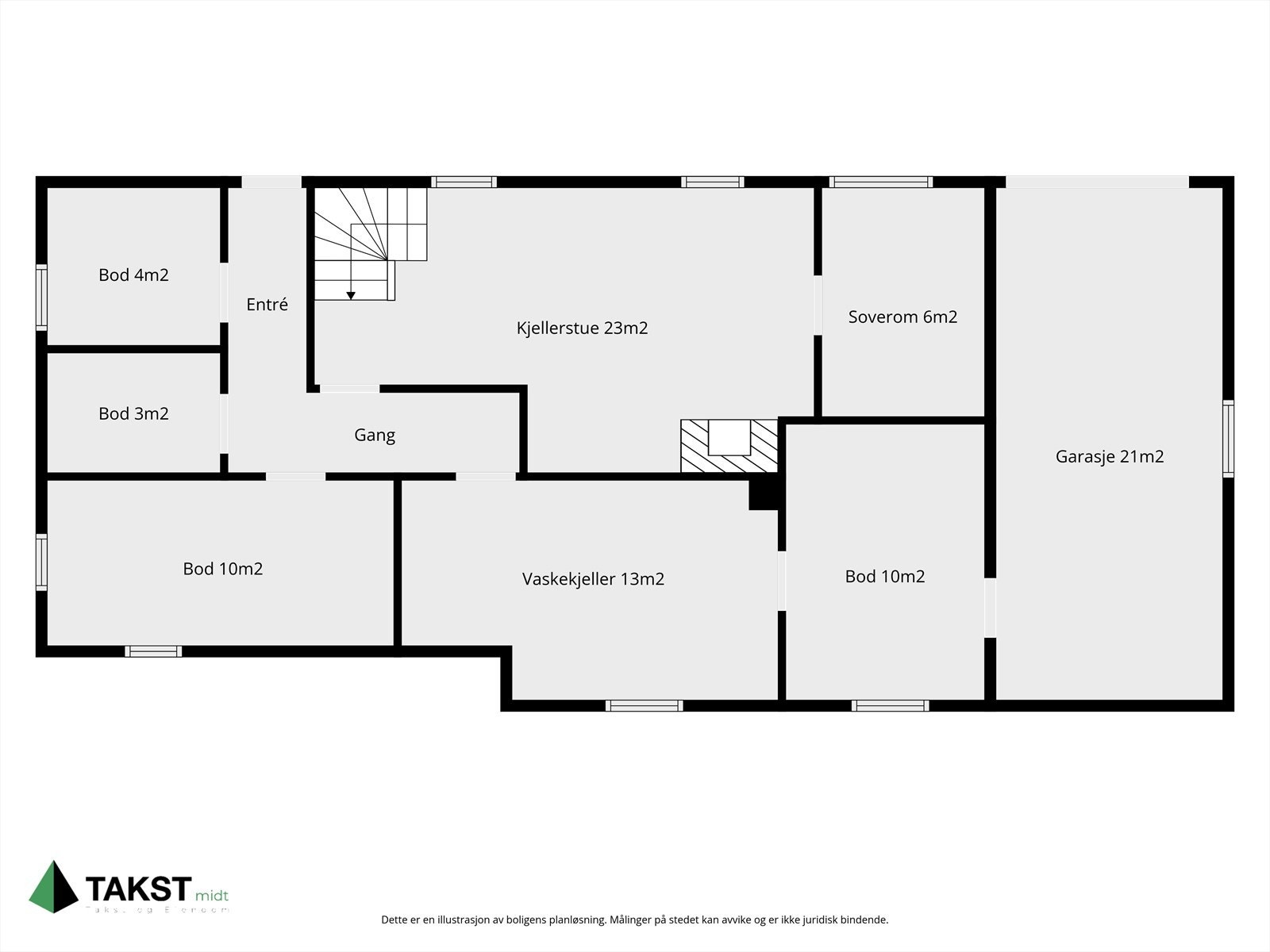 Plantegning sokkel. Galleribilde