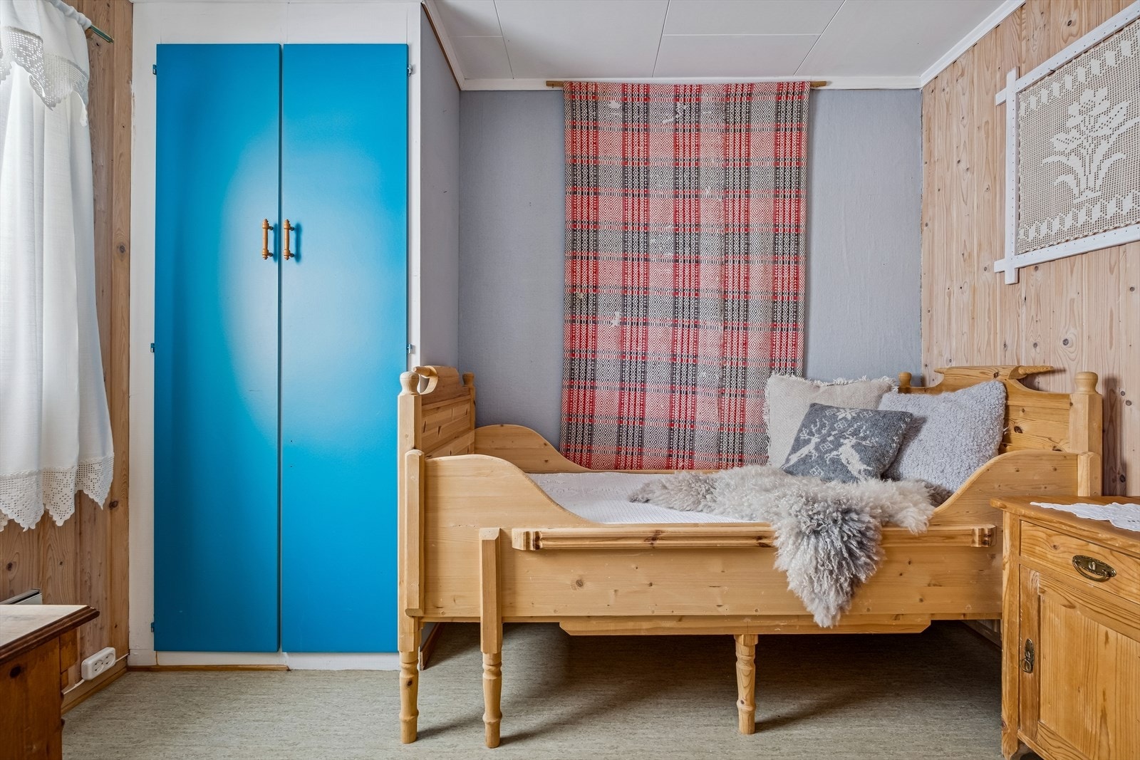 Soverom 4 i sokkelen er på 6 kvm. Galleribilde