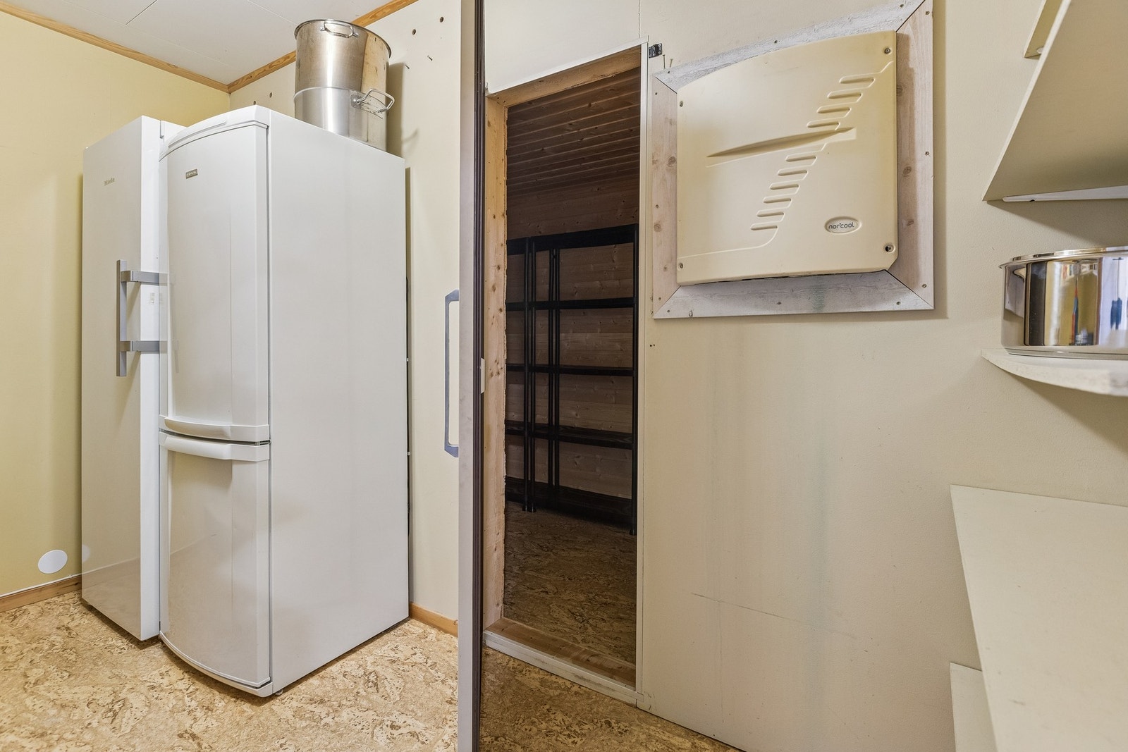 Bod og kjølerom i underetasjen Galleribilde