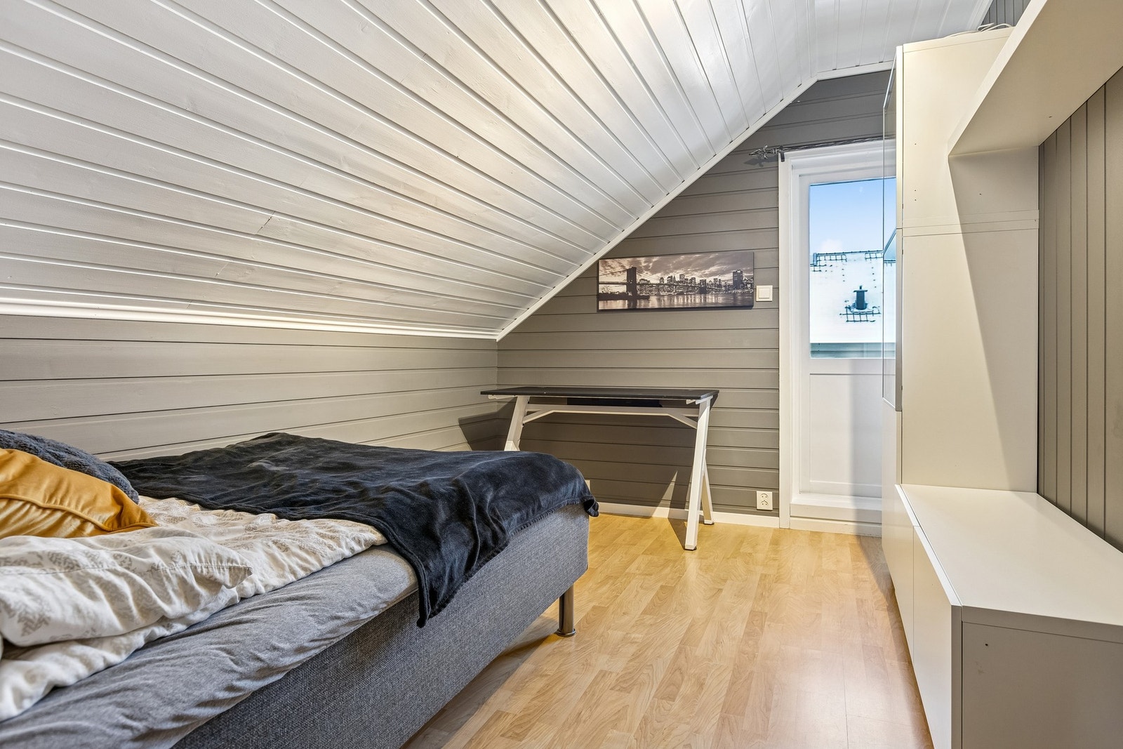 Disponibelt rom brukt som soverom nr 5 (ikke søkt om rom for varig opphold) Galleribilde