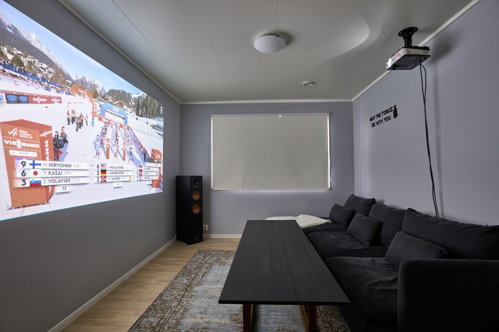 Soverom som idag er benyttet som kinorom. Galleribilde