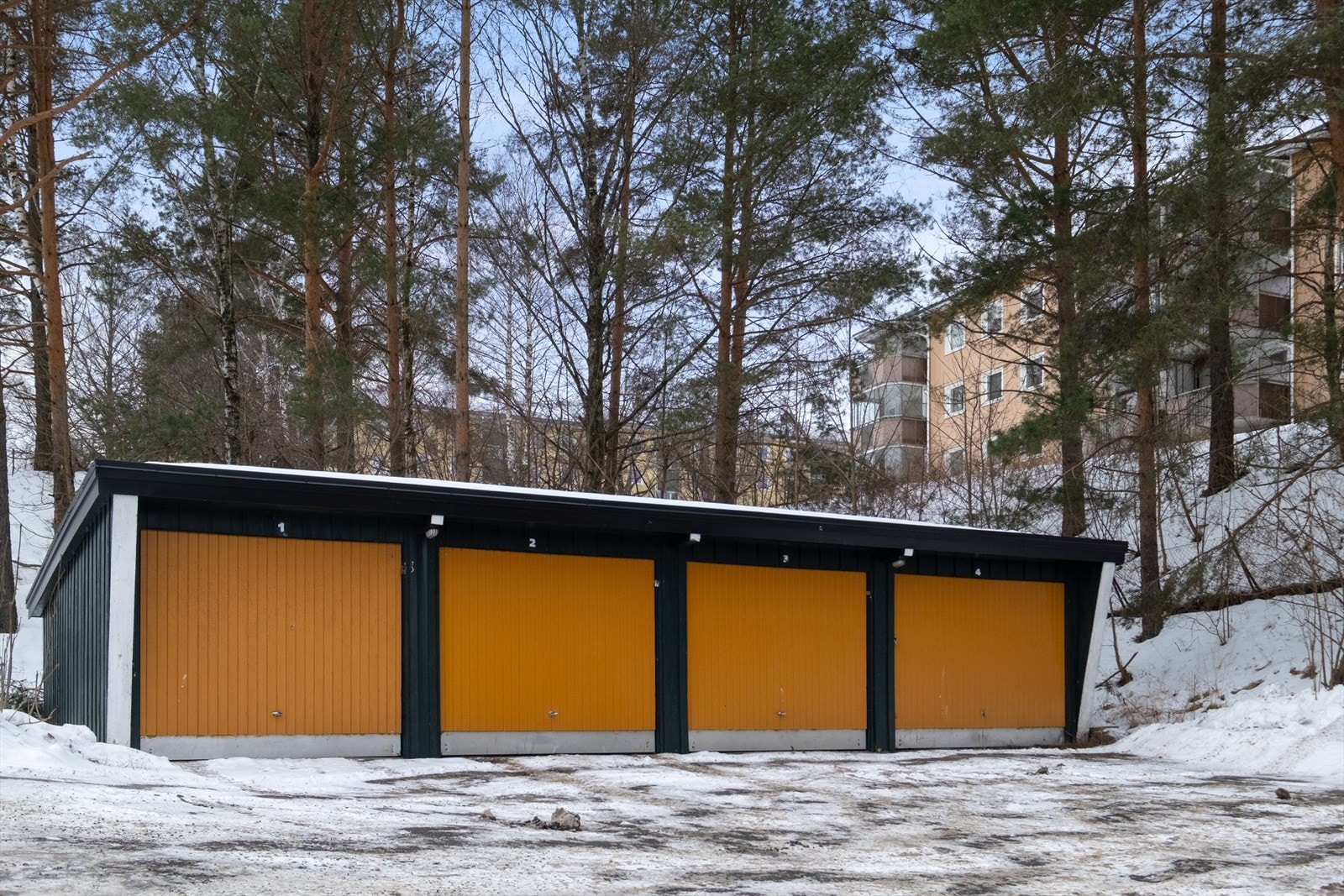 Garasje nummer 4 følger andelen. Galleribilde