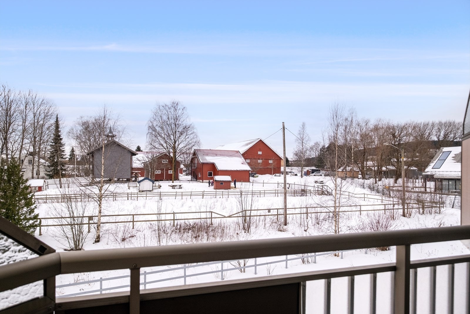 Utsyn fra balkongen Galleribilde