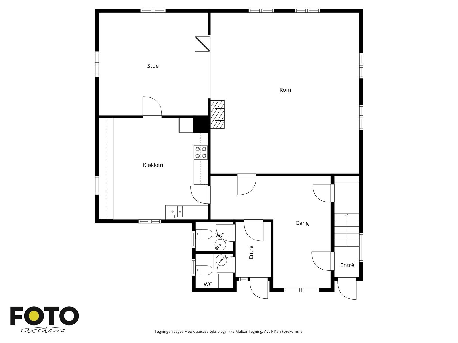 Illustrert planskisse, 1. etasje Galleribilde