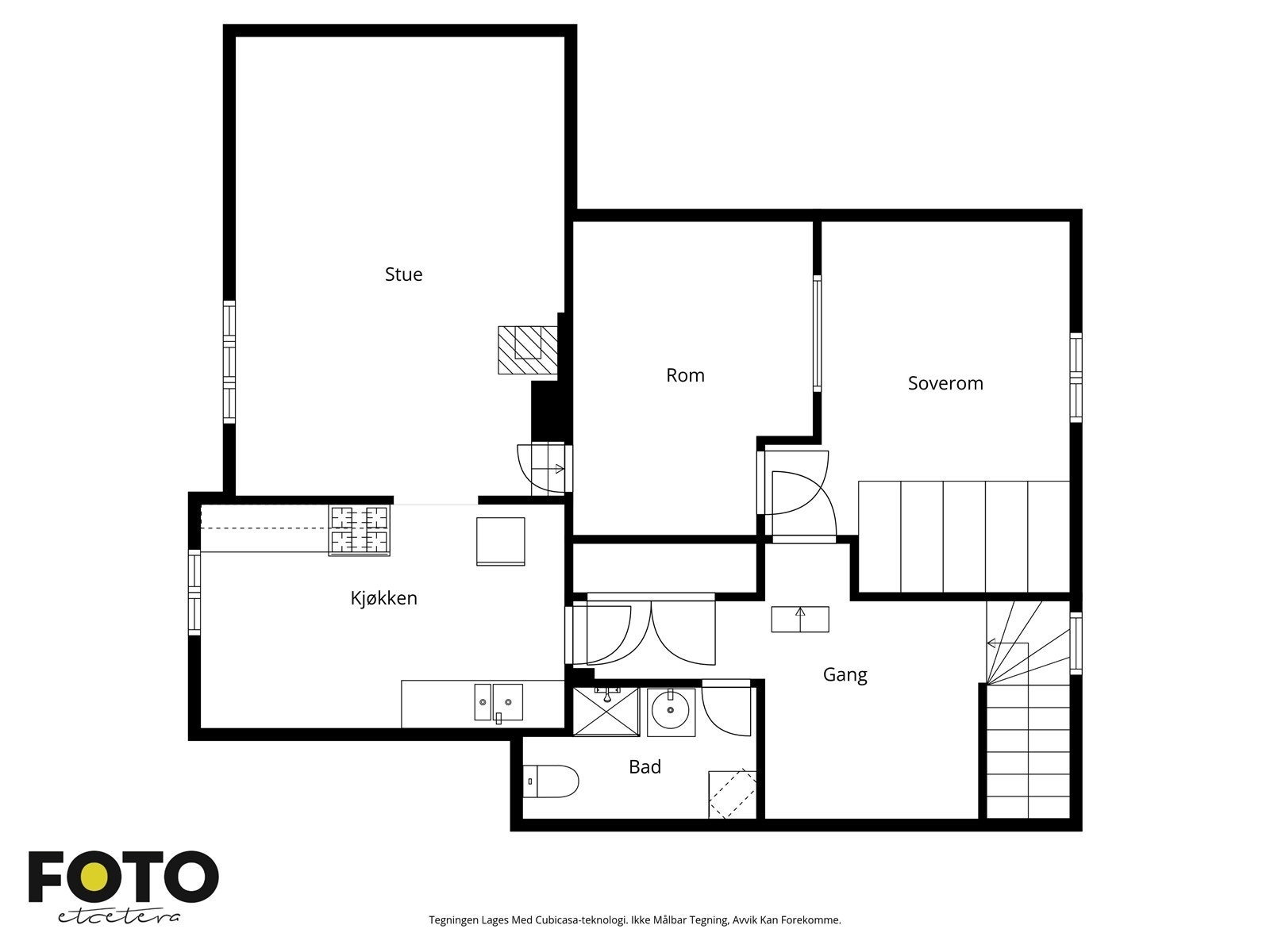 Illustrert planskisse, 2. etasje Galleribilde