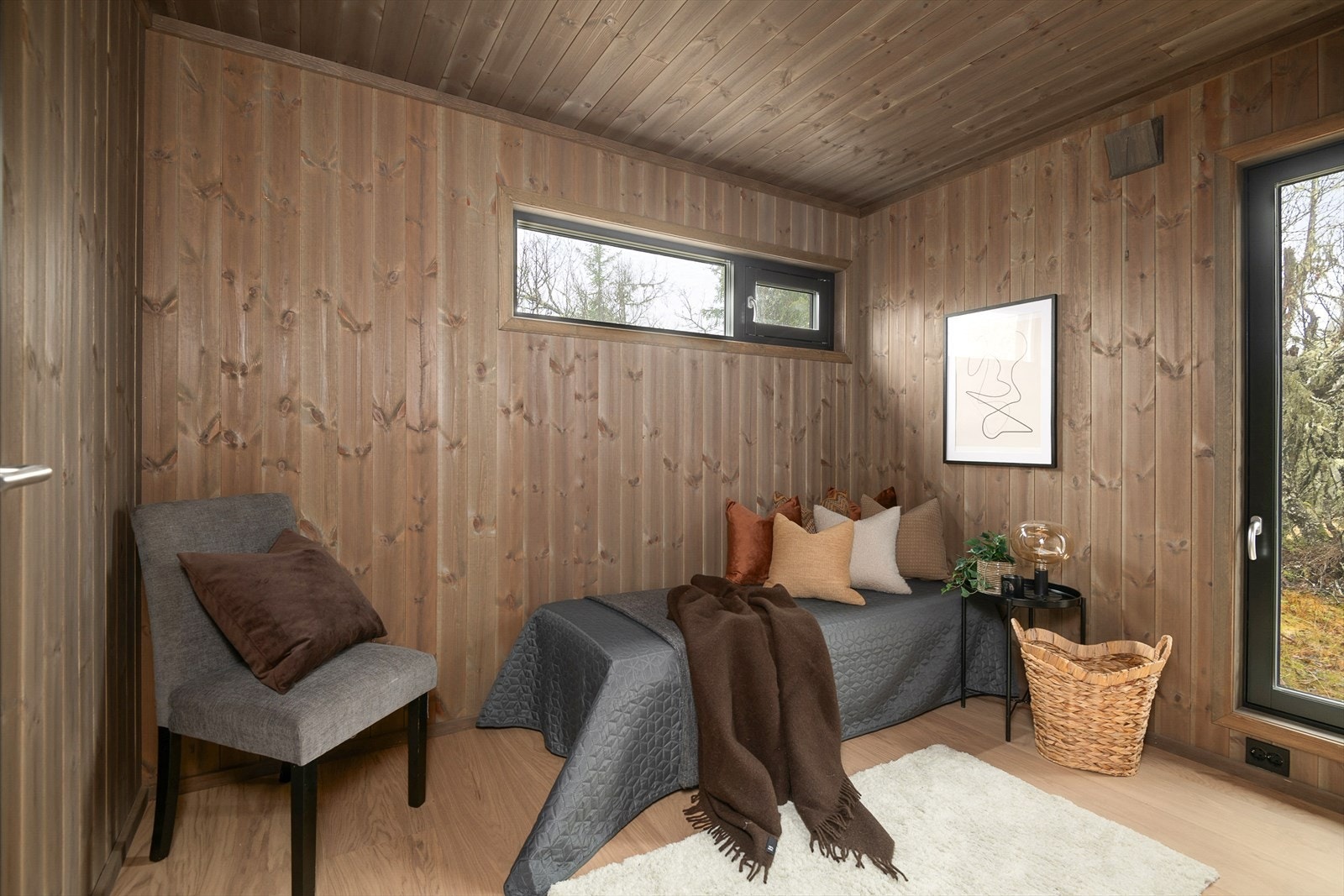 Soverom 4 har plass til enkeltseng og køyeseng. Galleribilde