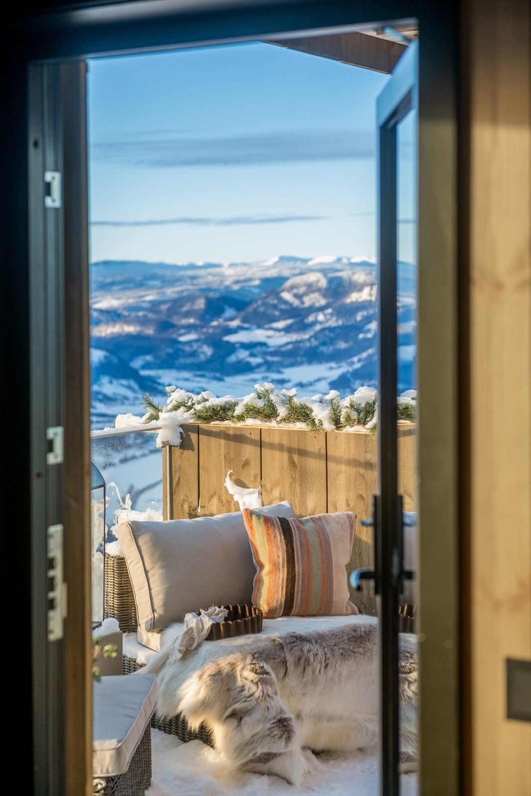 Leiligheten har nydelig utsikt. Galleribilde