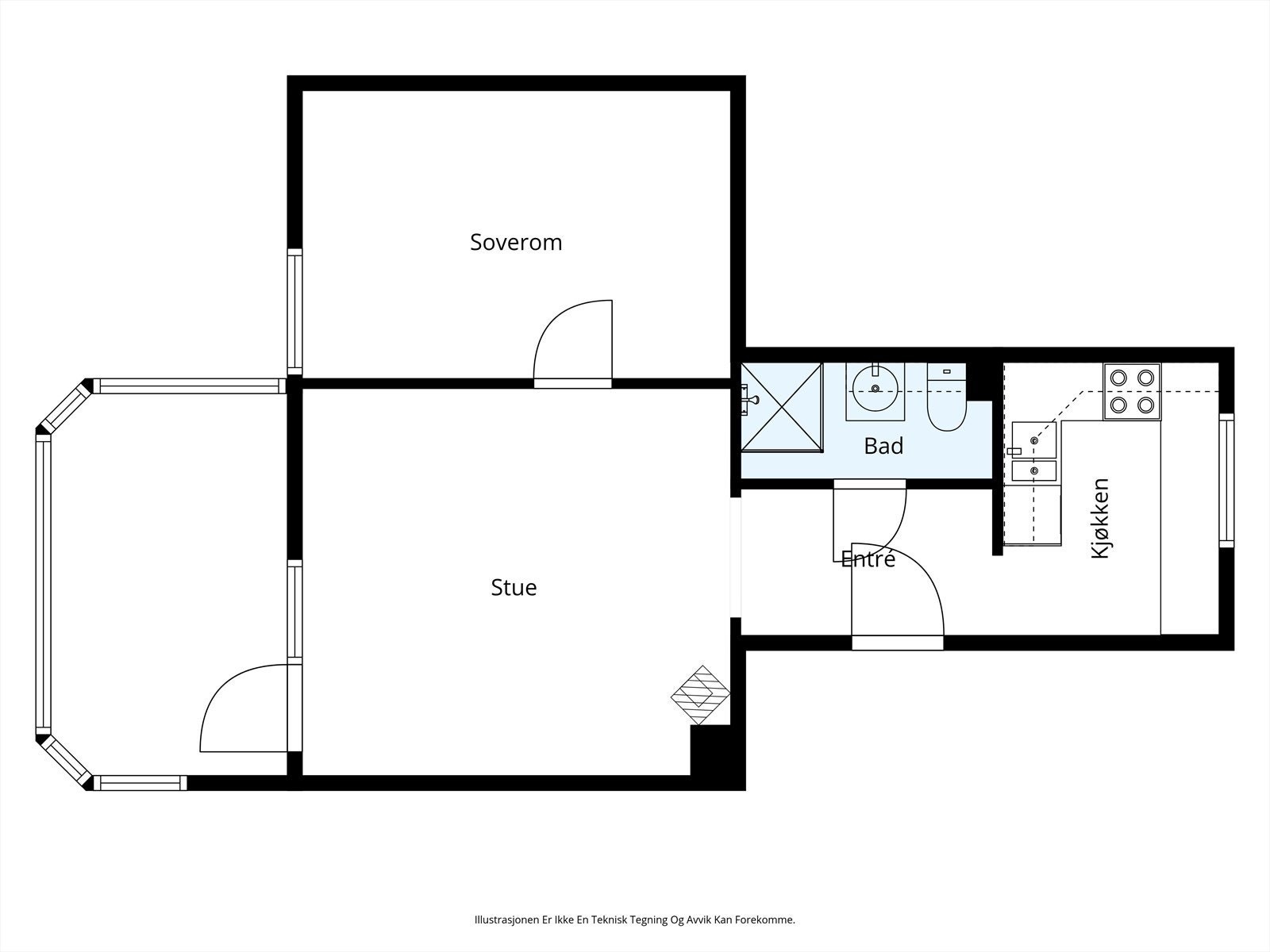 Plantegning Galleribilde