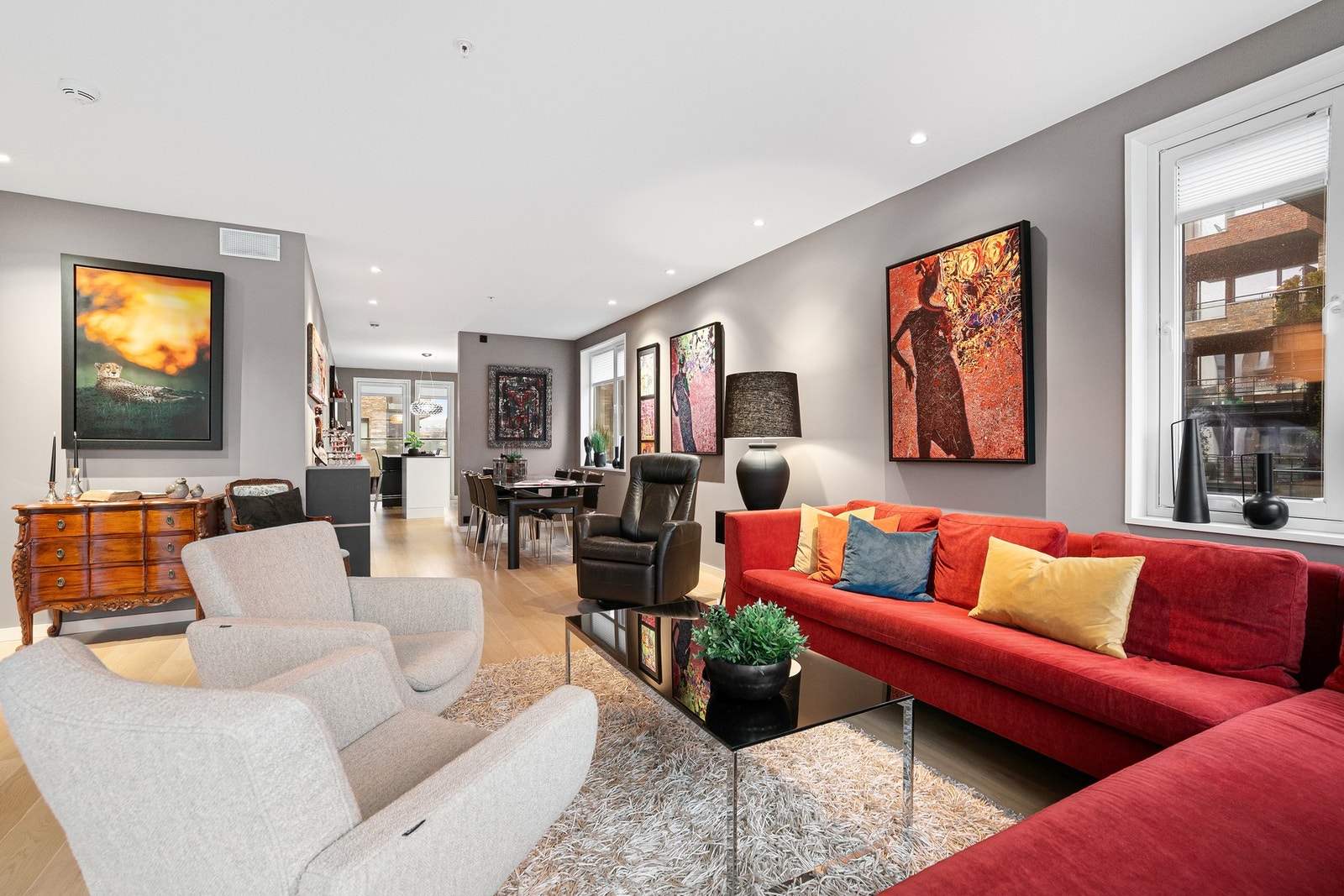 Fra del av stuen Galleribilde