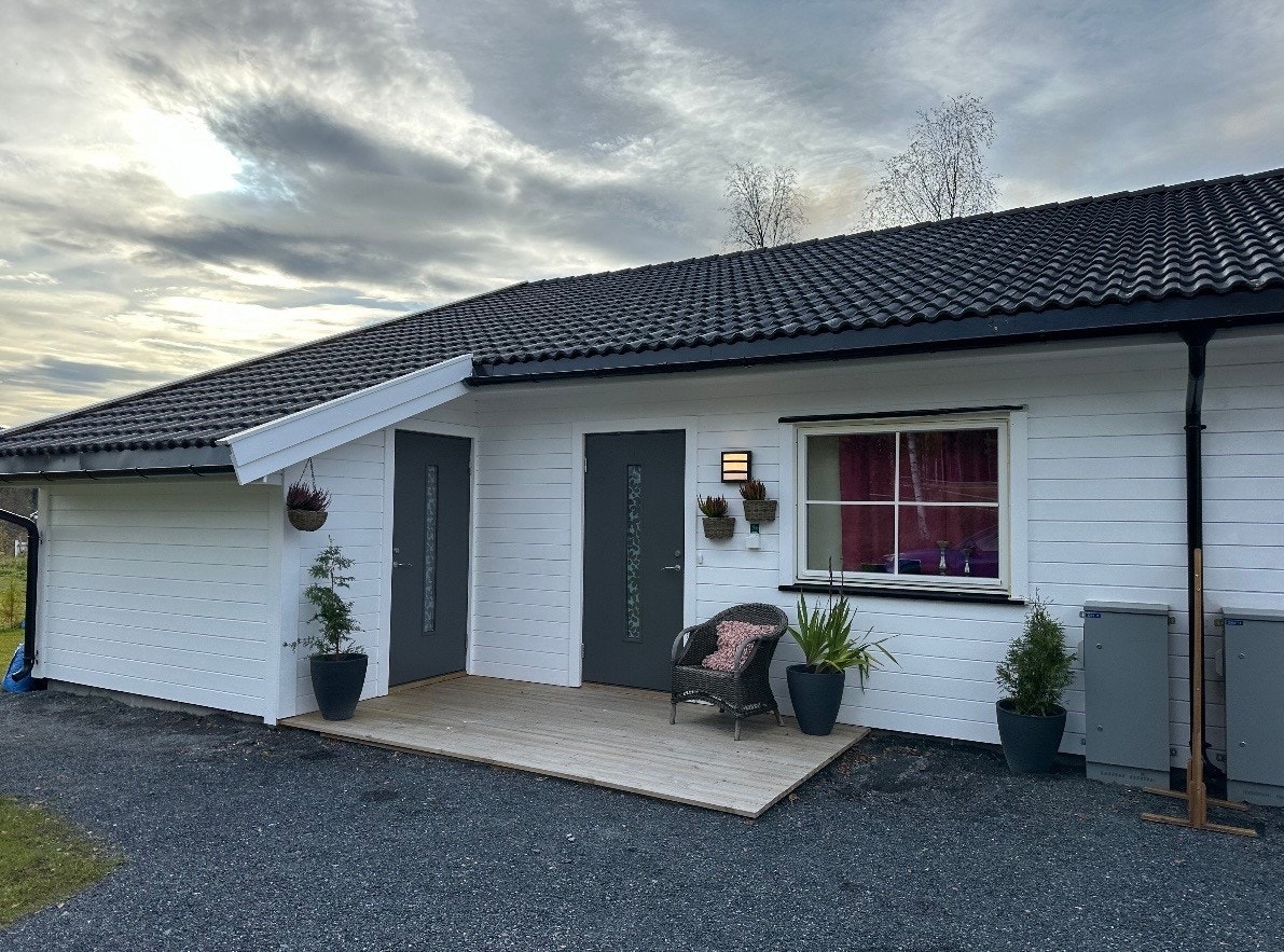 Praktisk bod like ved inngangspartiet. Galleribilde