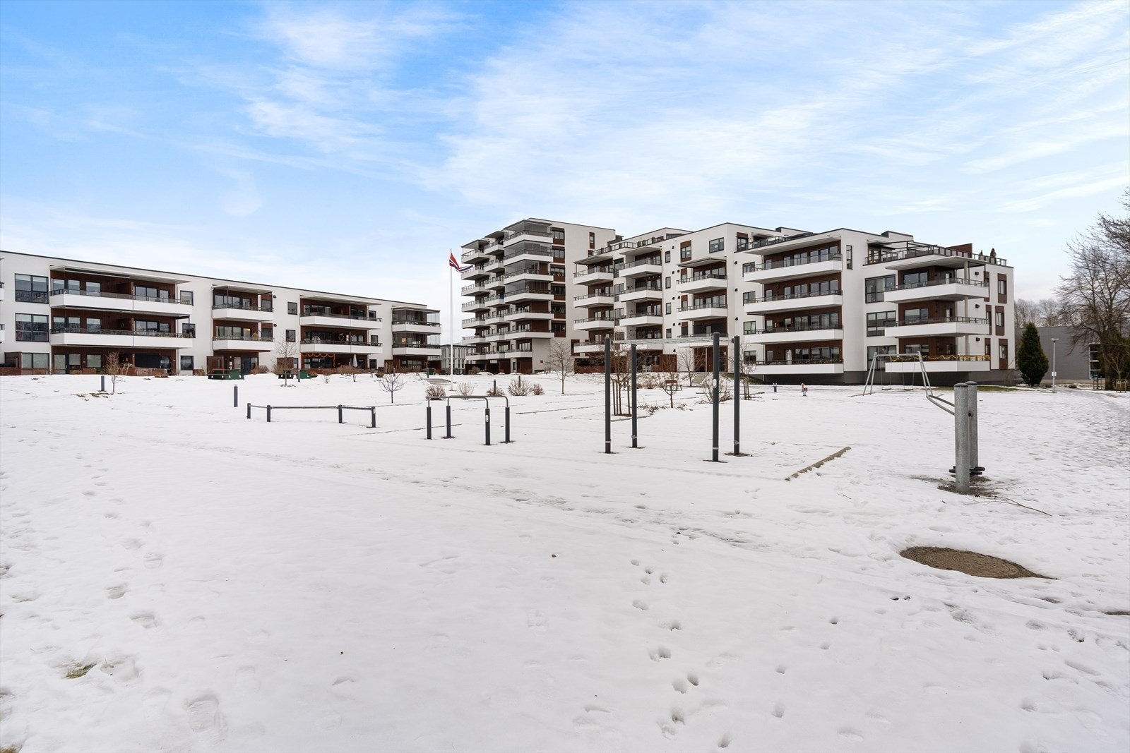 Her er det er flott uteområde for både store og små Galleribilde