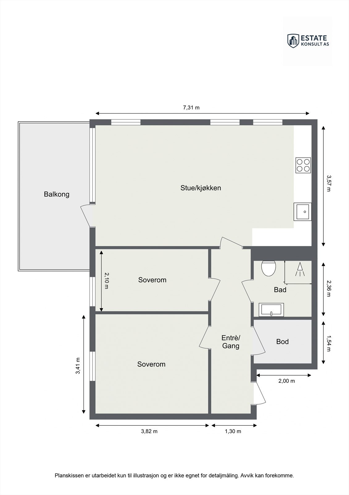 Plantegning Galleribilde
