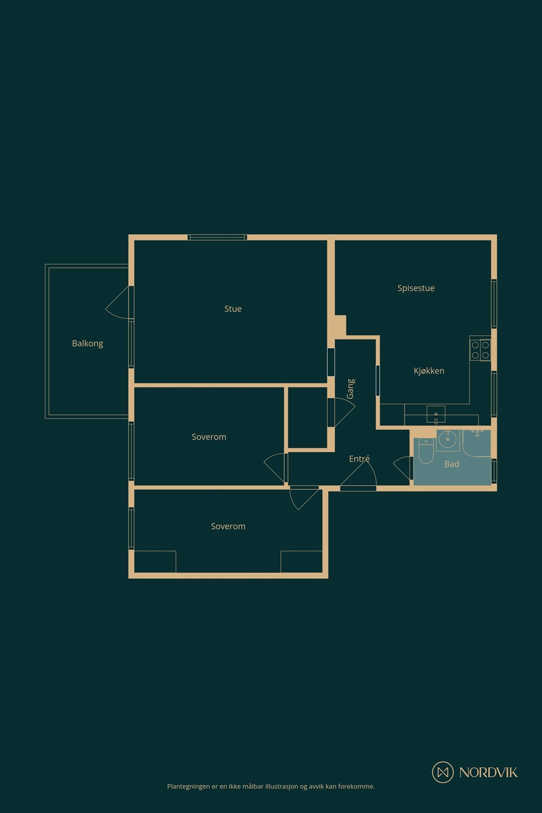 Plantegning Galleribilde