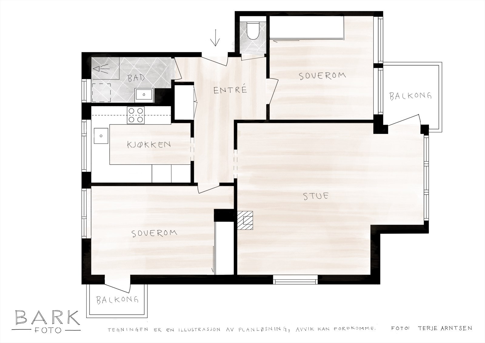 - Planskisse - Galleribilde