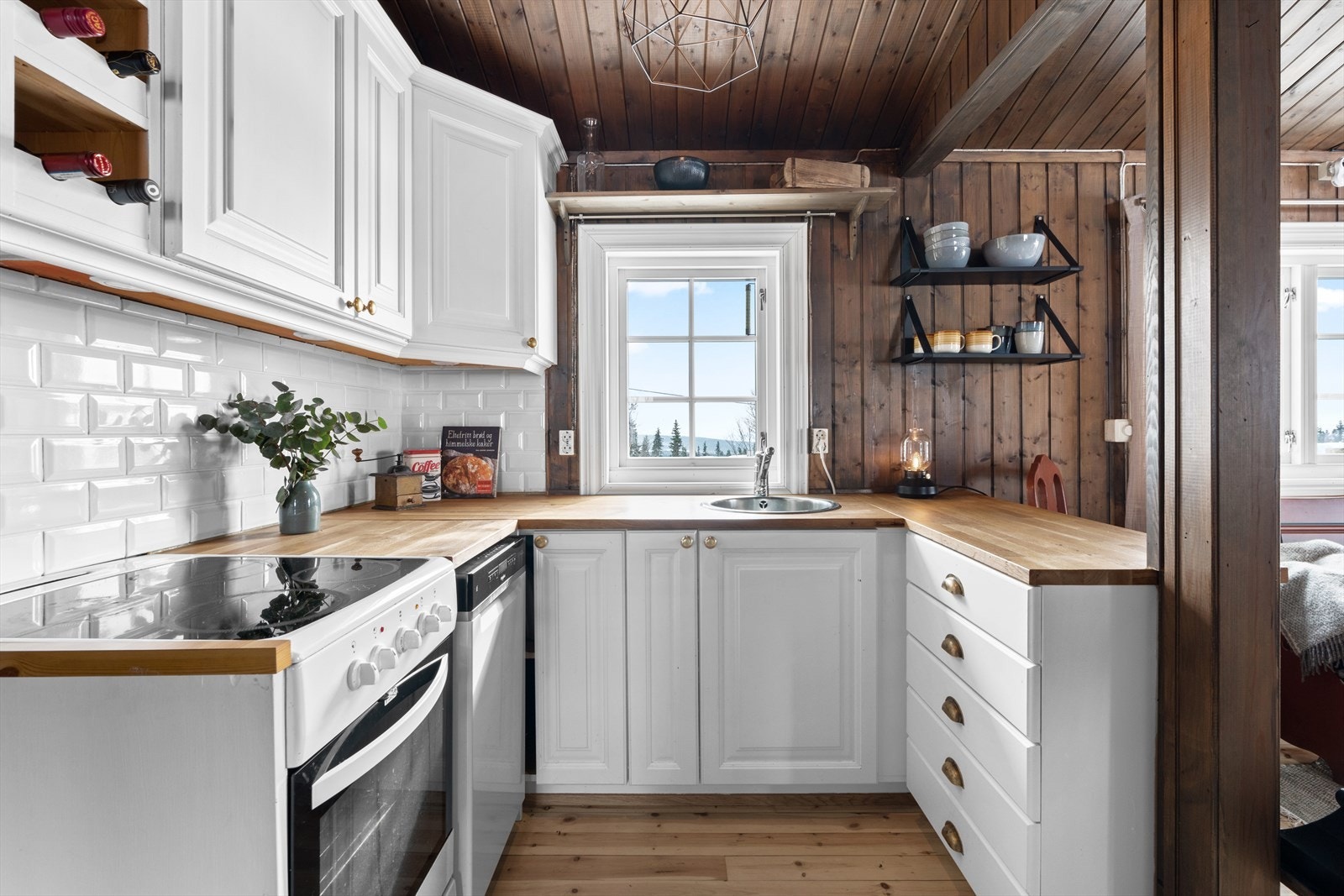 Hyggelig utsyn til terrasse og området sydover. Galleribilde