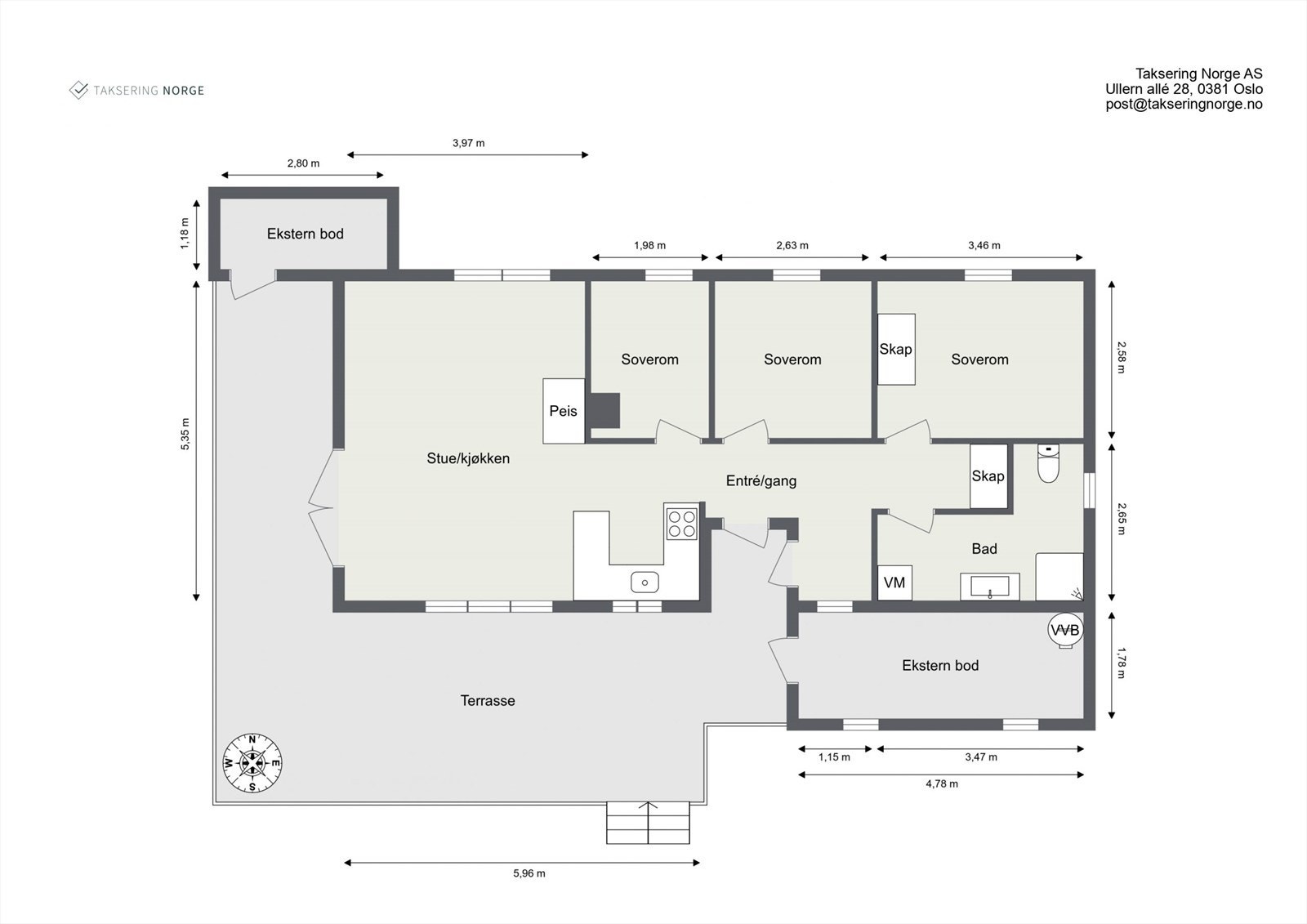 Plantegning Galleribilde