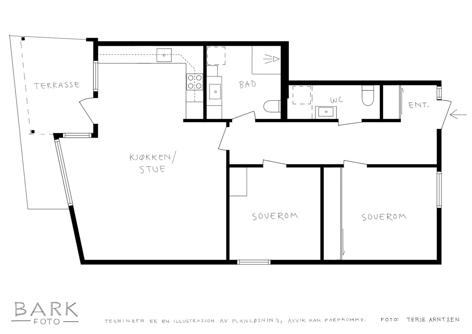 Plantegning Galleribilde