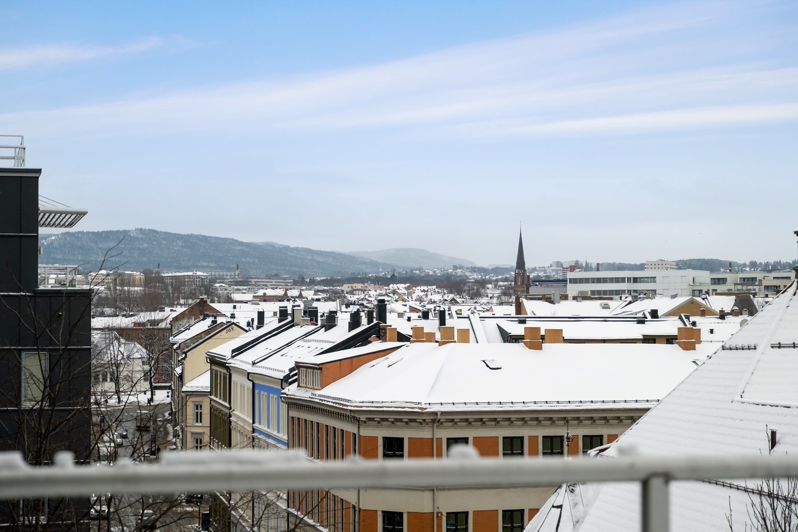 Utsikt fra leiligheten. Galleribilde
