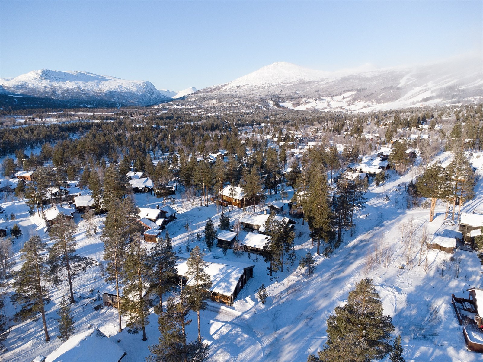 Dronebilde Galleribilde