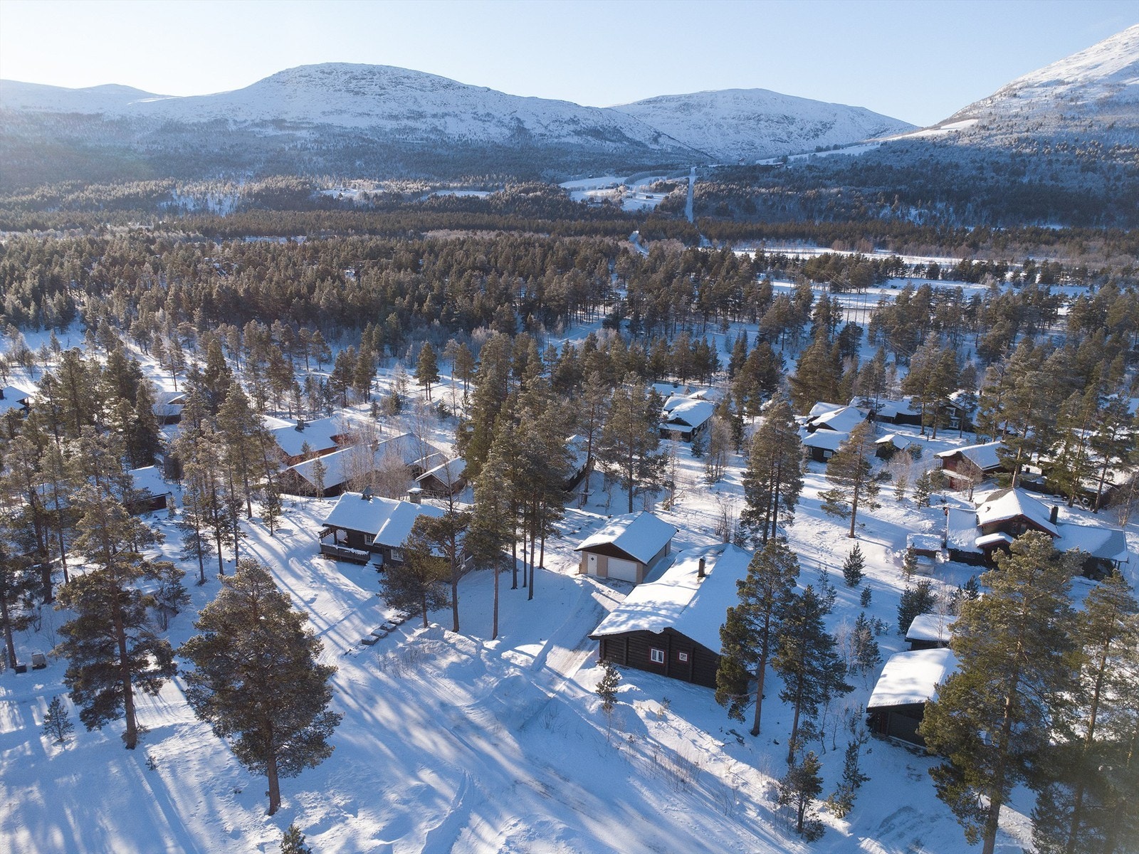 Dronebilde Galleribilde