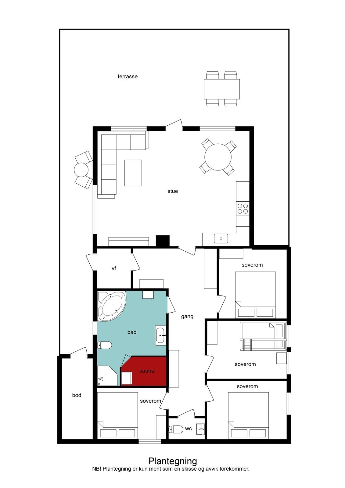 Plantegning Galleribilde