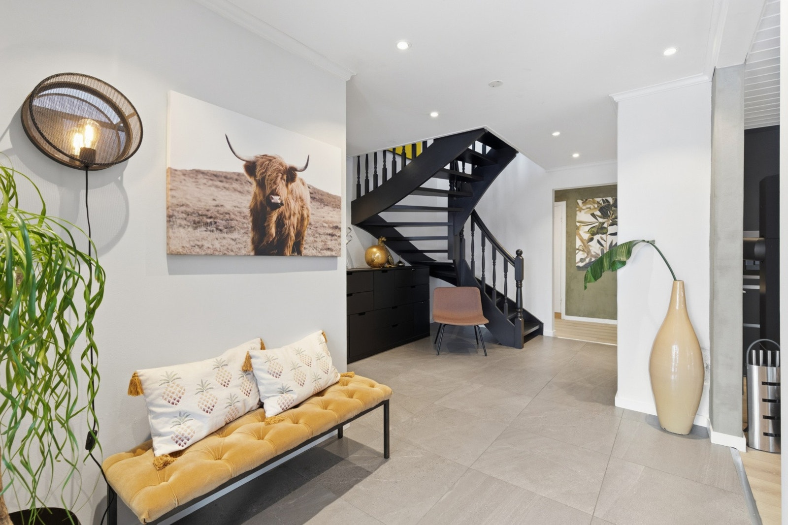 Trappehall i tilknytning til entréen Galleribilde