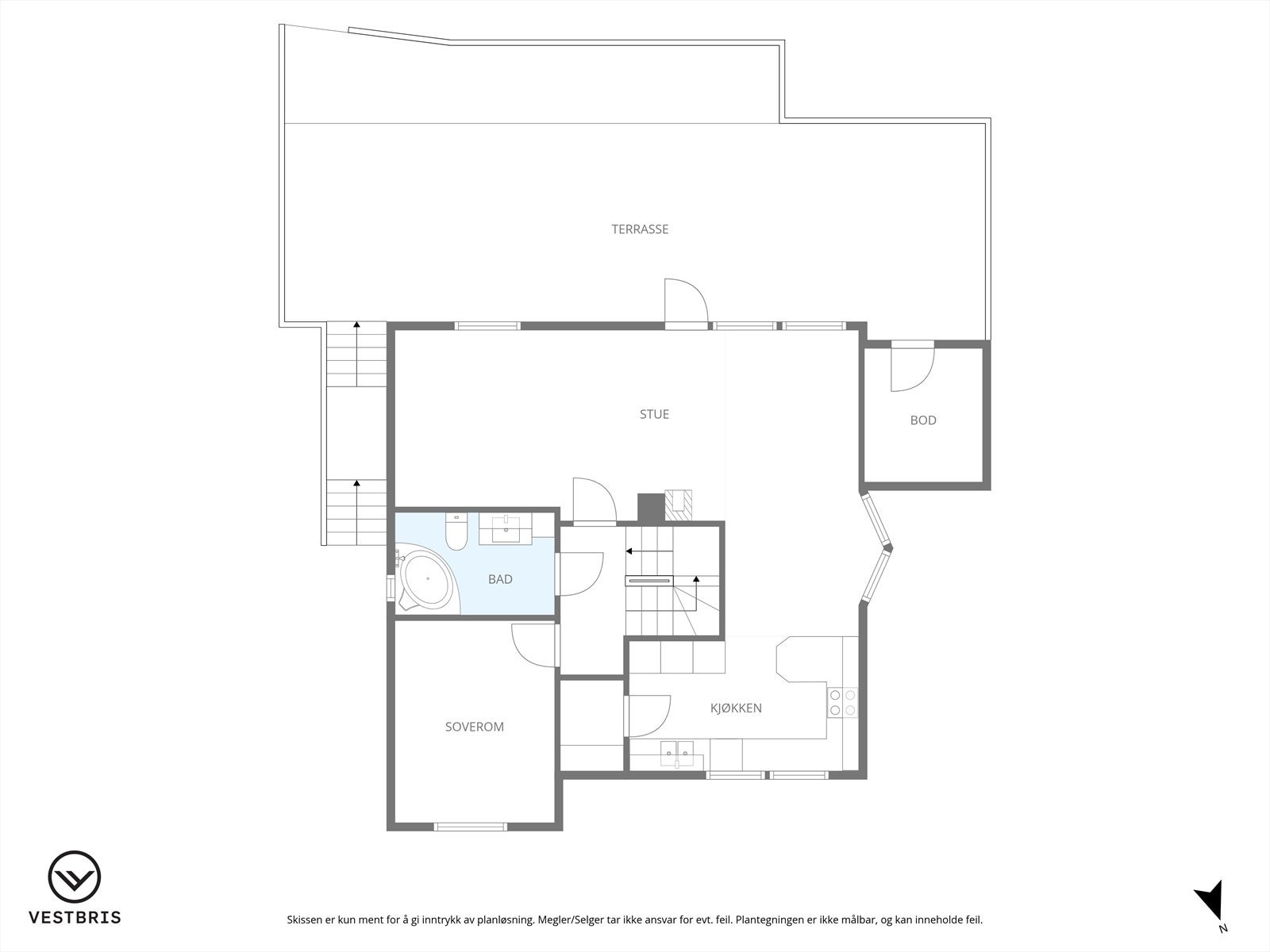 Plantegning hovedplan Galleribilde