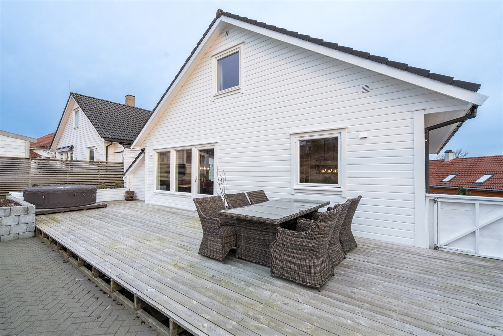 Stor terrasse Galleribilde