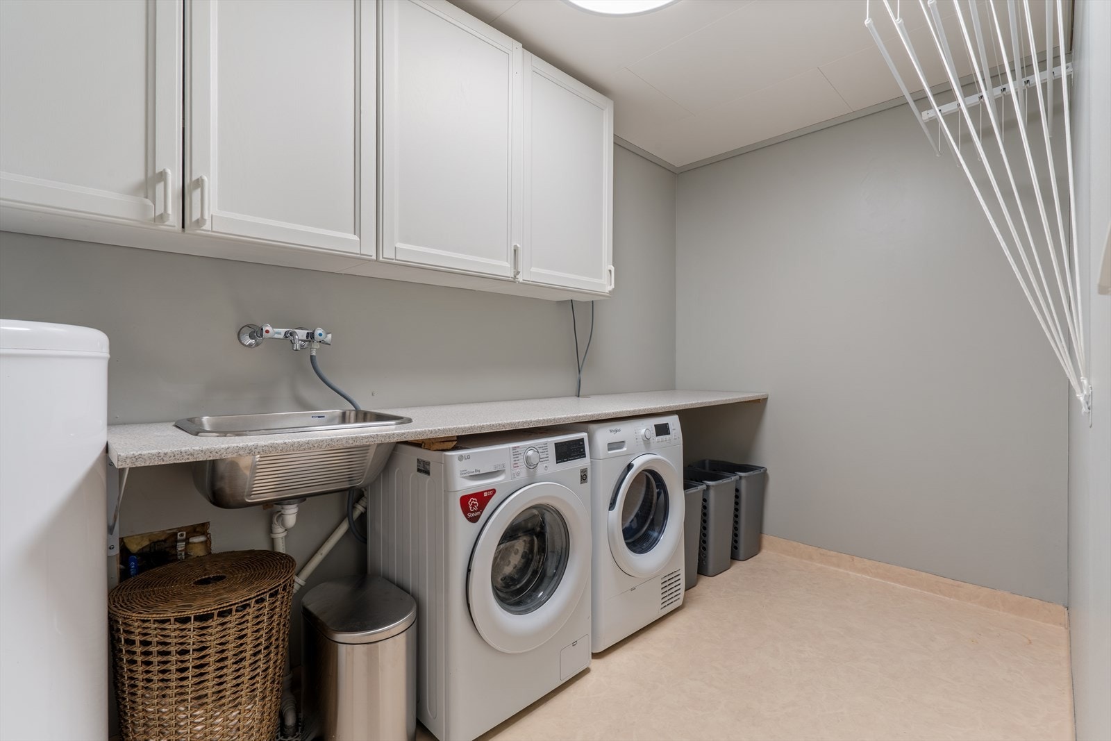 Praktisk vaskerom Galleribilde