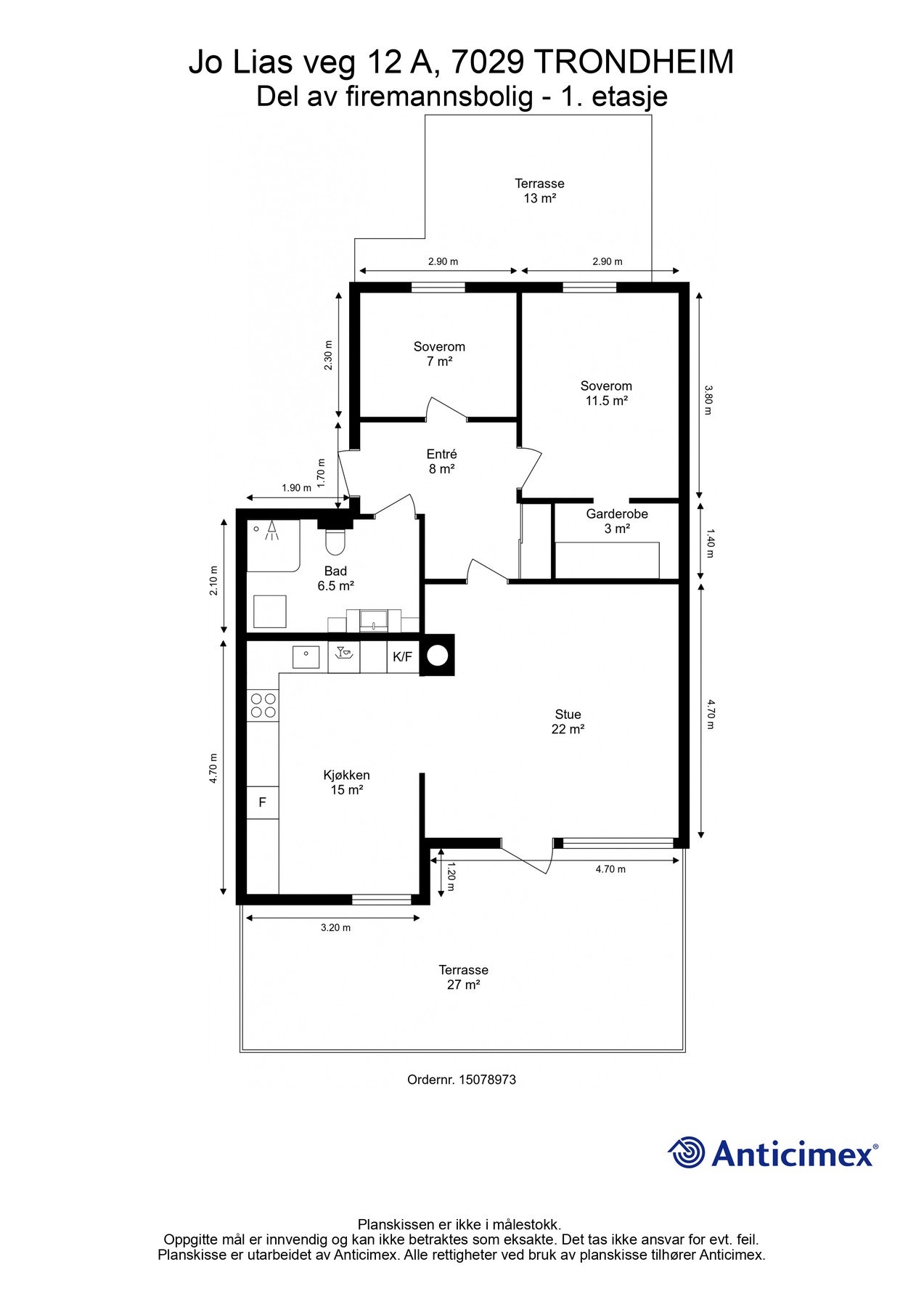 Plantegning - 1. etasje Galleribilde