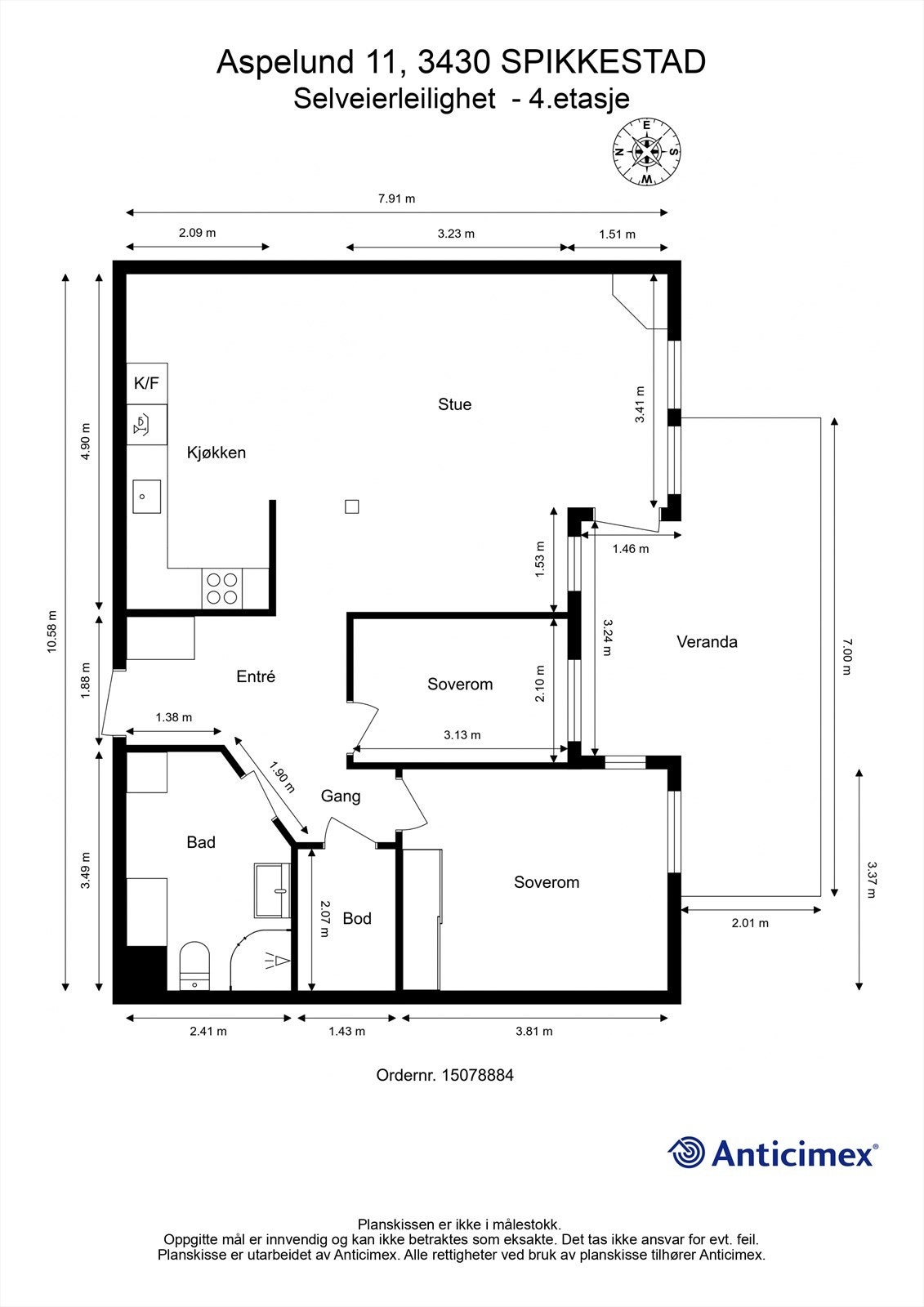 Plantegning Galleribilde