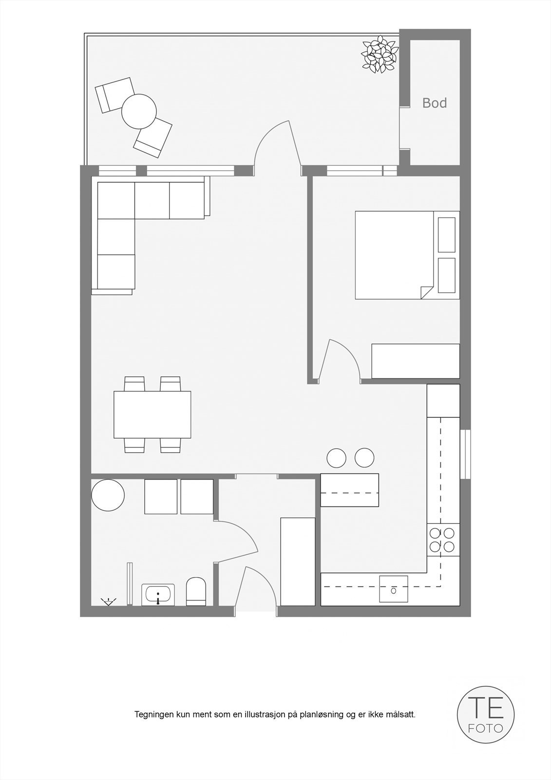 Plantegning. Galleribilde