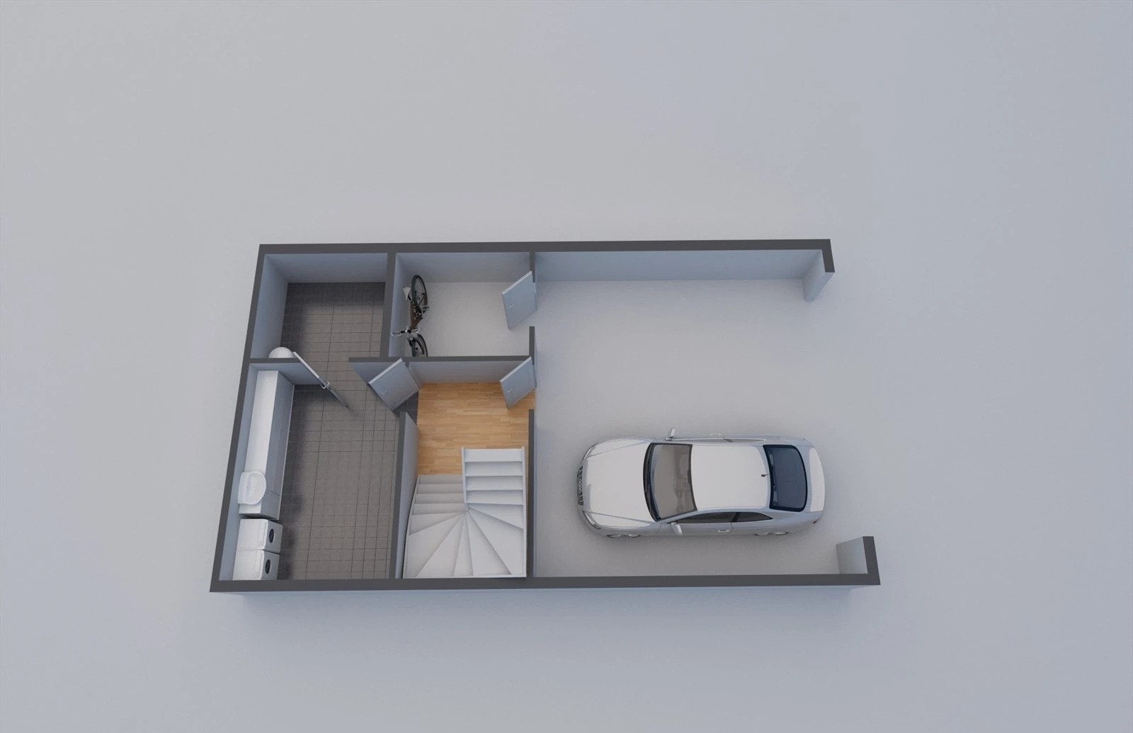 Plantegning u.etg Galleribilde