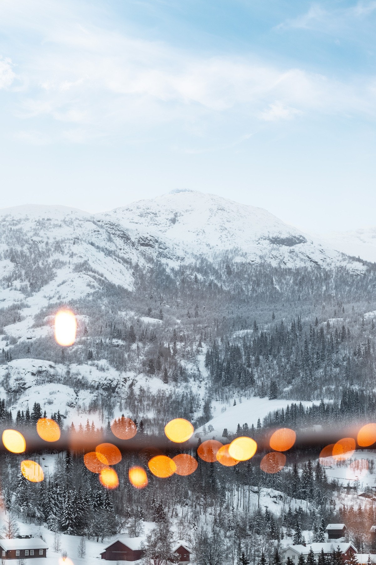 Utsikt fra balkong. Galleribilde