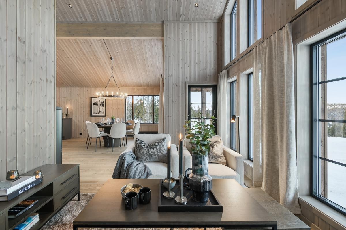 interiørbilder fra tilsvarende hyttemodell Galleribilde