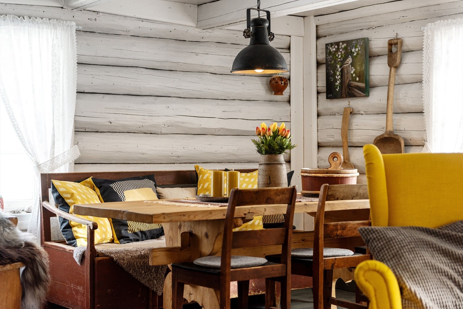 Hyggelig spiseplass. Galleribilde