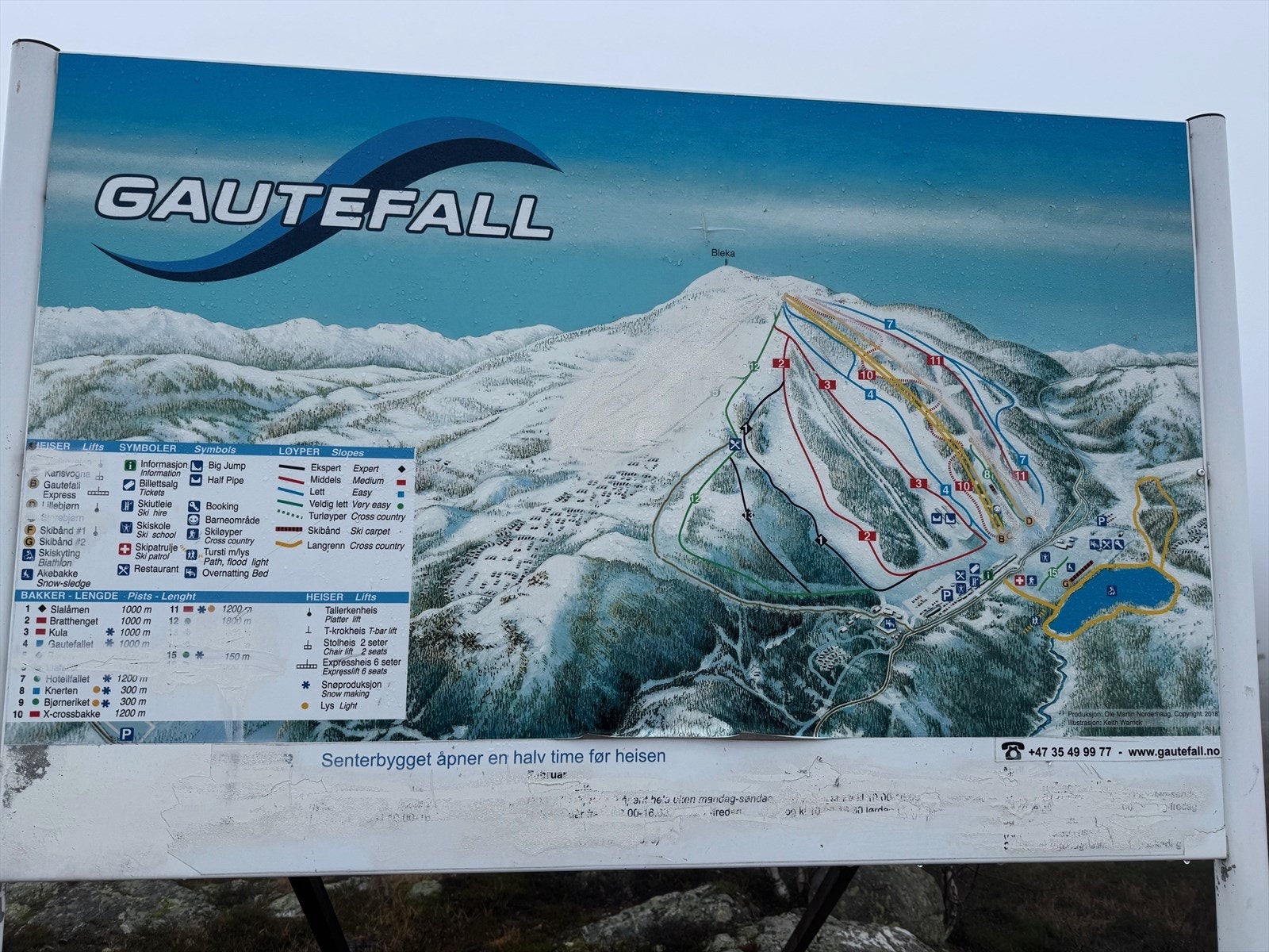 Gautefall skisenter. Galleribilde